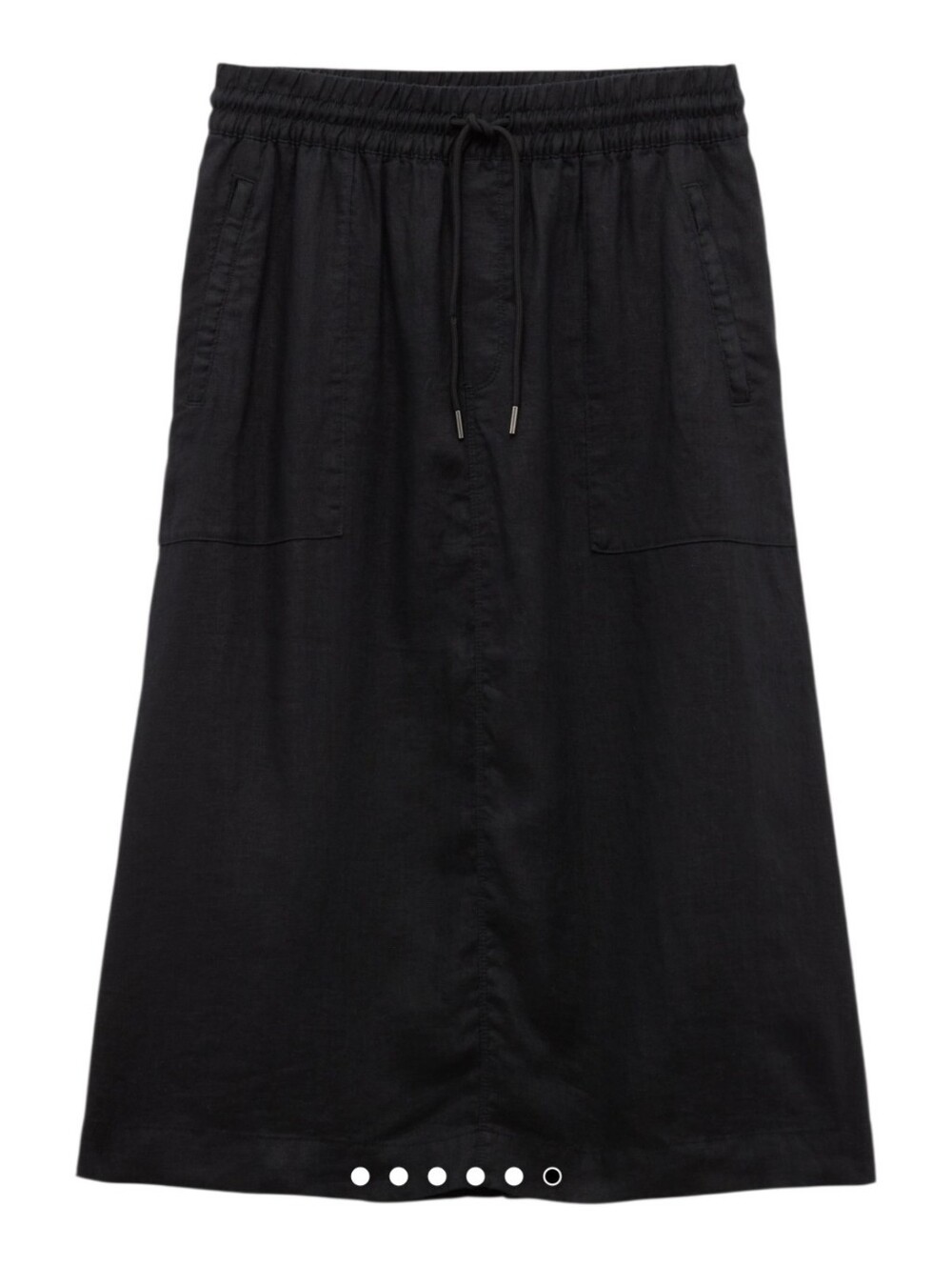 NWT Athleta Retreat Linen Midi Skirt, Womens Large Petite